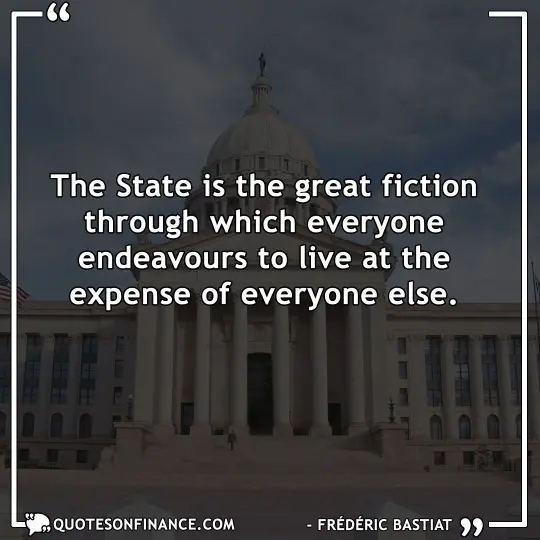 The State is the great fiction